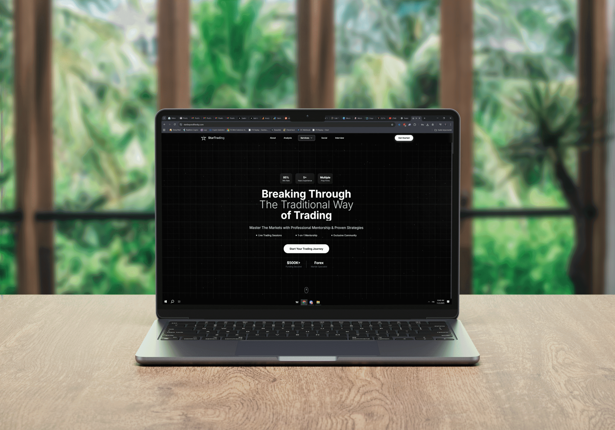 StarBeyondTheSky verkkosivut